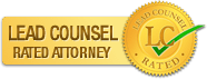 This Attorney is Lead Counsel Rated. Click here for more Information.